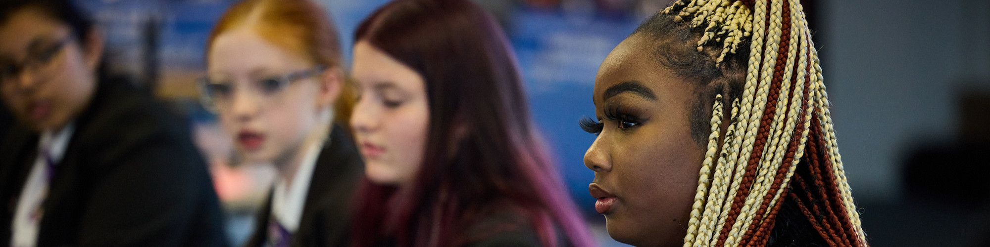 Group of school pupils at a CCEP event